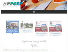 Tablet Screenshot of ppgep.org.br